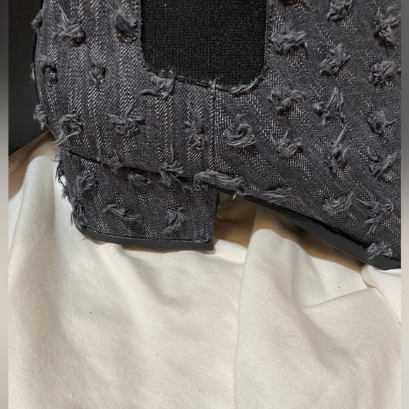 Marcell Von Berlin Men’s Denim Chelsea Boots - Picture 4 of 10